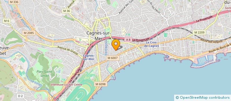 localisation de l'entreprise MONSIEUR CHRISTIAN ALONSO à CAGNES-SUR-MER