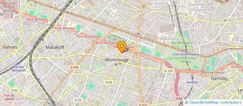 localisation de l'entreprise MONSIEUR CHRISTIAN ALVERS  MONTROUGE