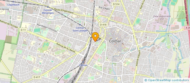 localisation de l'entreprise MONSIEUR CHRISTIAN AMARNIA  COLMAR