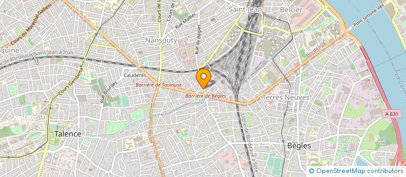 localisation de l'entreprise MONSIEUR CHRISTIAN AMATHIEUX à BORDEAUX