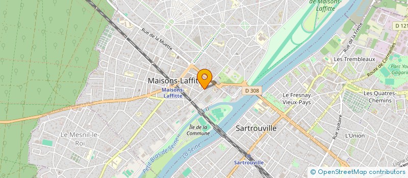 localisation de l'entreprise MONSIEUR CHRISTIAN AMIR à MAISONS-LAFFITTE