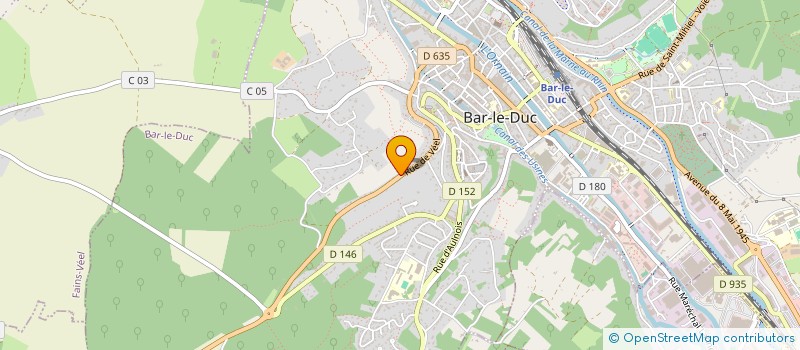 localisation de l'entreprise MONSIEUR CHRISTIAN ANDRE ANTO CAUTENET à BAR-LE-DUC