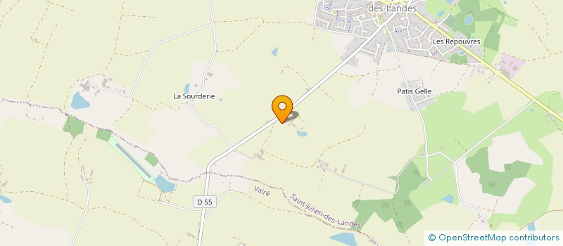 localisation de l'entreprise MONSIEUR CHRISTIAN-ANDRE THELLIER à SAINT-JULIEN-DES-LANDES