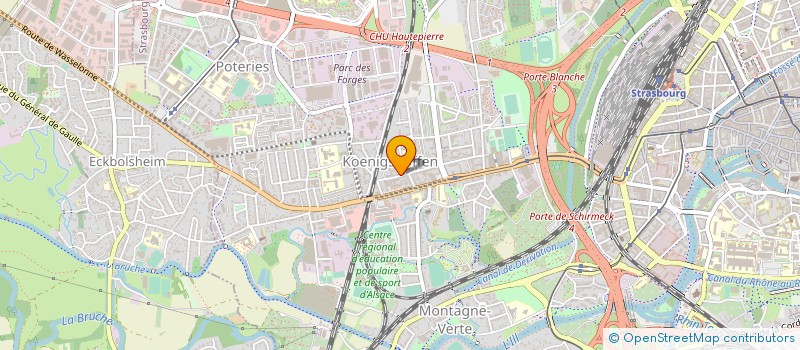 localisation de l'entreprise MONSIEUR CHRISTIAN ANDRES à STRASBOURG