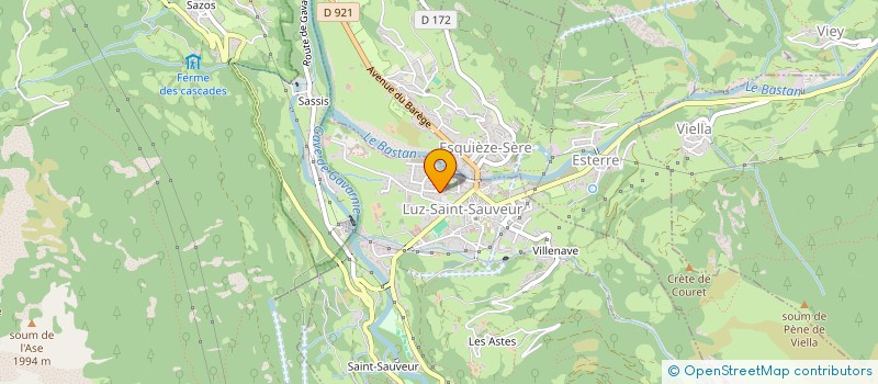 localisation de l'entreprise MONSIEUR CHRISTIAN ANNETTE  LUZ-SAINT-SAUVEUR