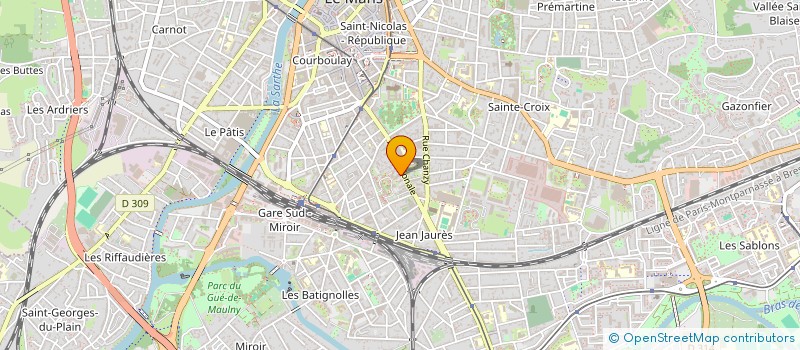 localisation de l'entreprise MONSIEUR CHRISTIAN ANTOUNE  LE MANS