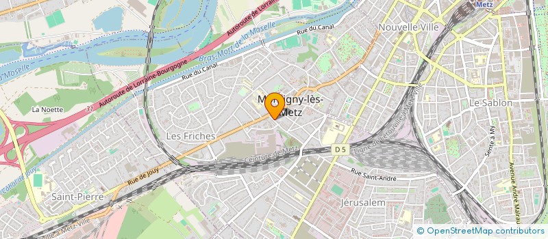 localisation de l'entreprise MONSIEUR CHRISTIAN ANUSET  MONTIGNY-LES-METZ