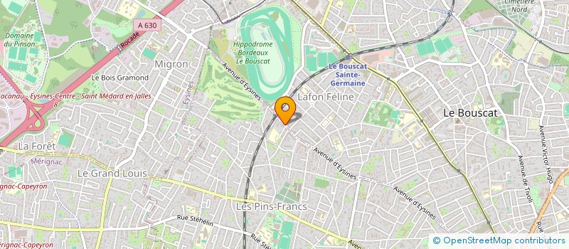 localisation de l'entreprise MONSIEUR CHRISTIAN ARBEILLE  LE BOUSCAT