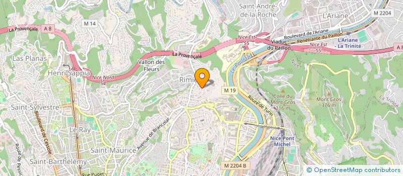 localisation de l'entreprise MONSIEUR CHRISTIAN ARBILI  NICE