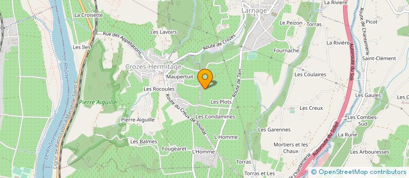 localisation de l'entreprise MONSIEUR CHRISTIAN ARCHIER à MERCUROL-VEAUNES
