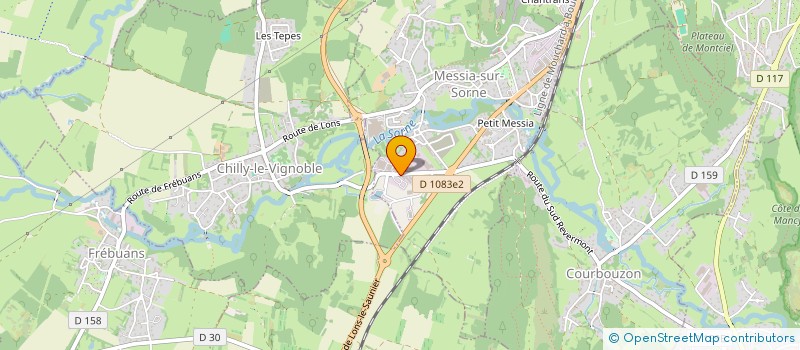 localisation de l'entreprise MONSIEUR CHRISTIAN ARDIET  MESSIA-SUR-SORNE