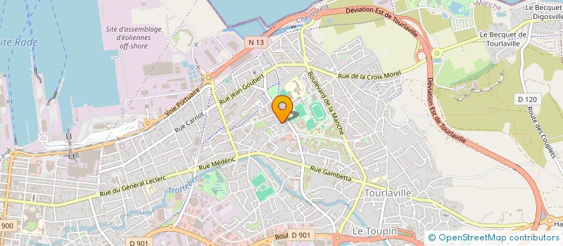 localisation de l'entreprise MONSIEUR CHRISTIAN ARINO à CHERBOURG-EN-COTENTIN