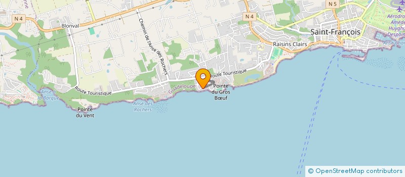 localisation de l'entreprise MONSIEUR CHRISTIAN ARMANY  SAINT-FRANCOIS