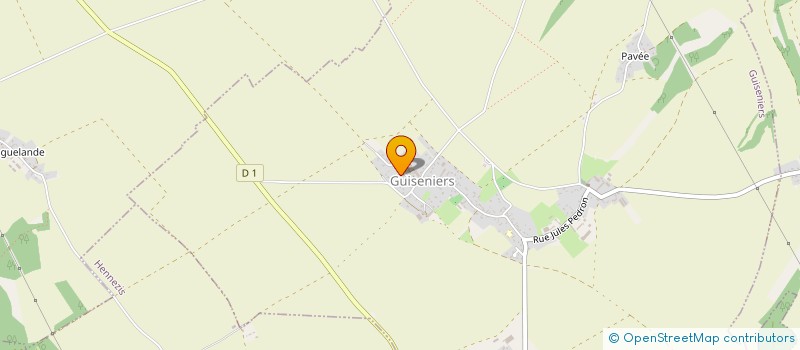 localisation de l'entreprise MONSIEUR CHRISTIAN ARMENGOL  GUISENIERS
