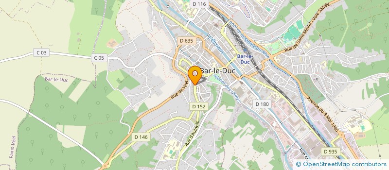 localisation de l'entreprise MONSIEUR CHRISTIAN ARNOUX à BAR-LE-DUC