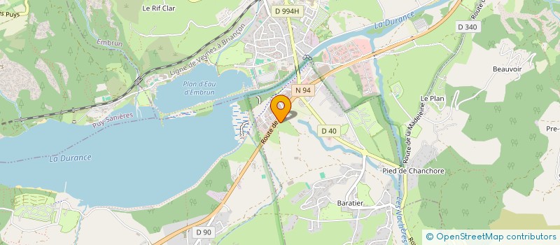 localisation de l'entreprise MONSIEUR CHRISTIAN ARNOUX  BARATIER