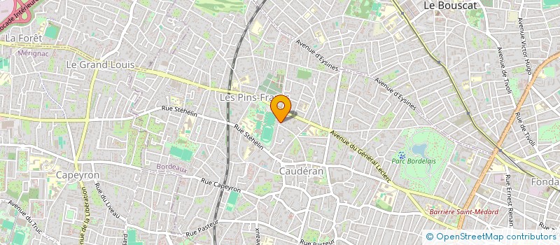 localisation de l'entreprise MONSIEUR CHRISTIAN ARSONNEAUD  BORDEAUX