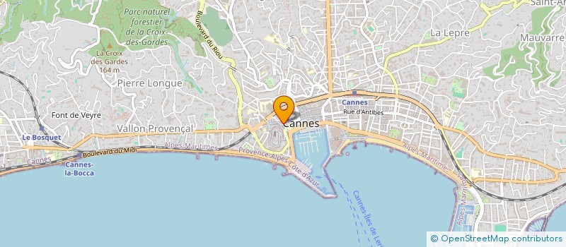localisation de l'entreprise MONSIEUR CHRISTIAN ASCIAK à CANNES