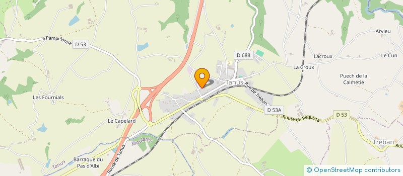 localisation de l'entreprise MONSIEUR CHRISTIAN ASSIE  TANUS