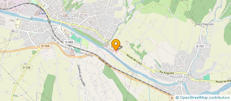 localisation de l'entreprise MONSIEUR CHRISTIAN AUBERT  SUZE