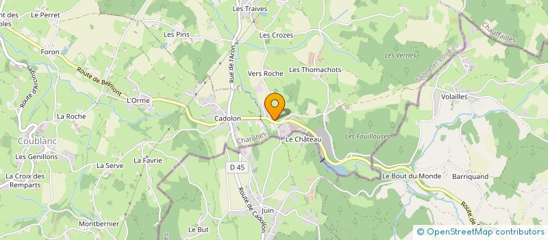 localisation de l'entreprise MONSIEUR CHRISTIAN AUBONNET à COUBLANC