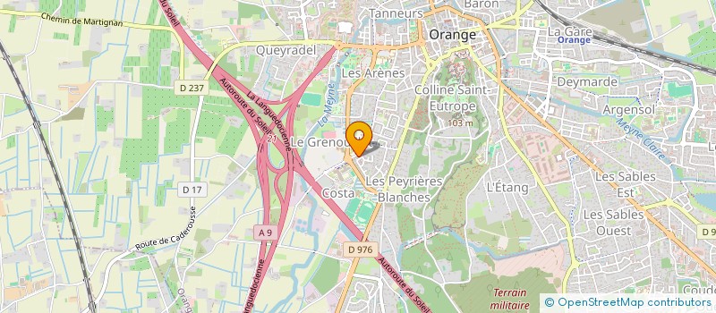 localisation de l'entreprise MONSIEUR CHRISTIAN AUDIBERT  ORANGE