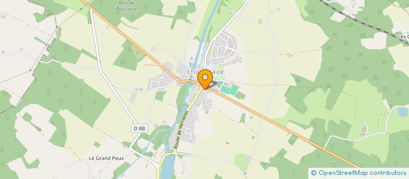 localisation de l'entreprise MONSIEUR CHRISTIAN AUDINEAU  LHOMMAIZE