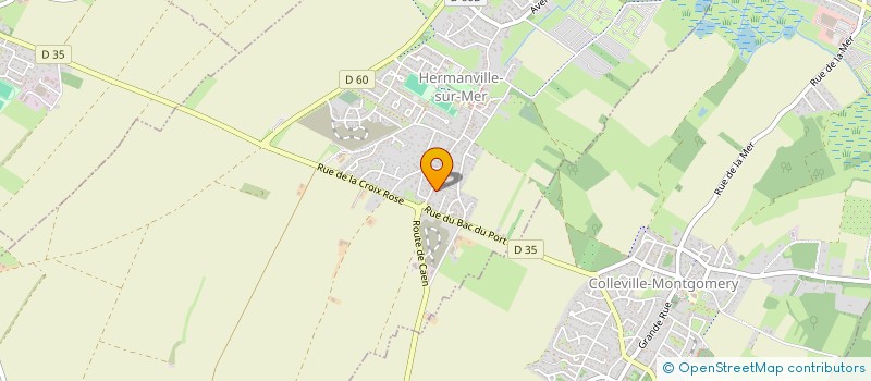 localisation de l'entreprise MONSIEUR CHRISTIAN AUDOUARD  HERMANVILLE-SUR-MER