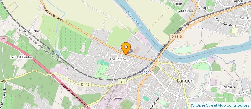 localisation de l'entreprise MONSIEUR CHRISTIAN AUDOY  TOULENNE