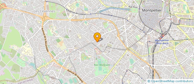 localisation de l'entreprise MONSIEUR CHRISTIAN AUGEY à MONTPELLIER