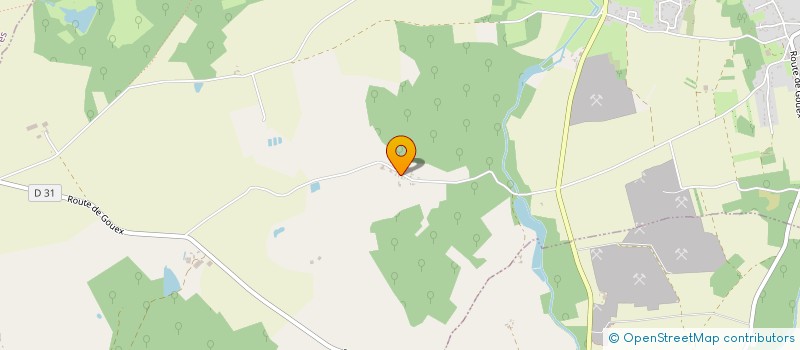 localisation de l'entreprise MONSIEUR CHRISTIAN AUZANNEAU  MAZEROLLES