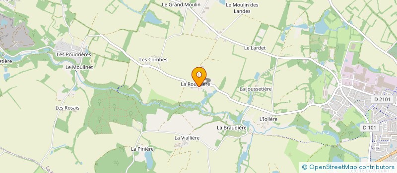 localisation de l'entreprise MONSIEUR CHRISTIAN AVEROUS  LA FERRIERE
