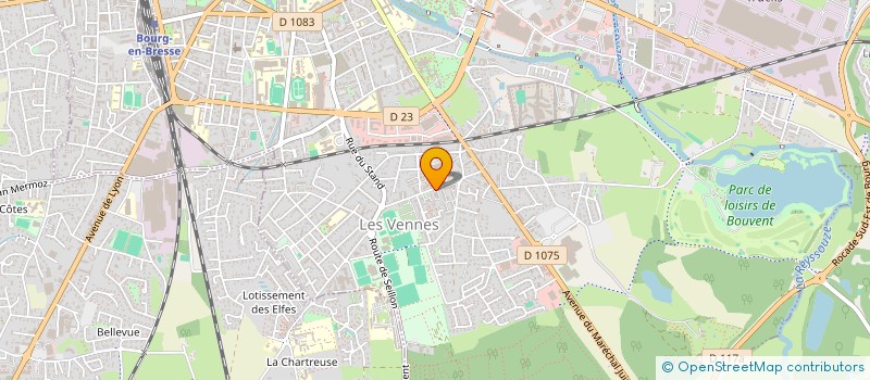localisation de l'entreprise MONSIEUR CHRISTIAN AVROT à BOURG-EN-BRESSE