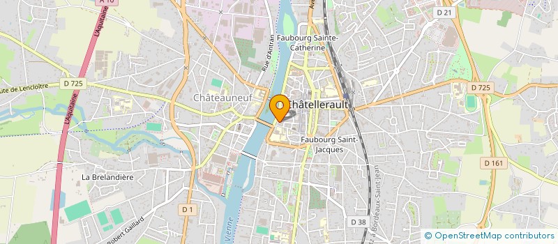 localisation de l'entreprise MONSIEUR CHRISTIAN AWASAI  CHATELLERAULT