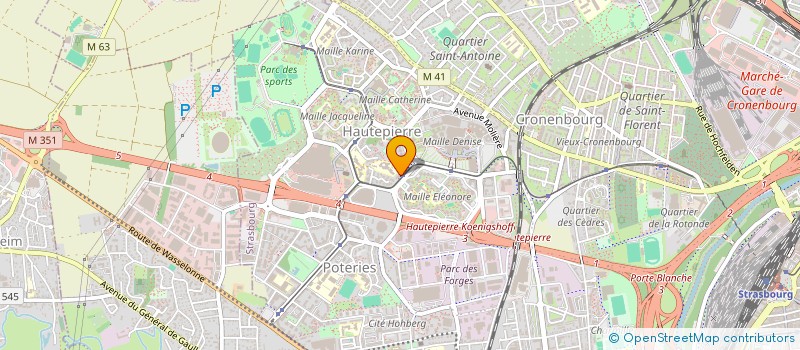 localisation de l'entreprise MONSIEUR CHRISTIAN AYARD-ABROUS à STRASBOURG