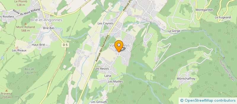 localisation de l'entreprise MONSIEUR CHRISTIAN AYMOZ à VAULNAVEYS-LE-BAS