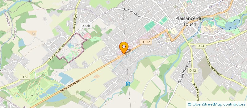 localisation de l'entreprise MONSIEUR CHRISTIAN AZZOLA  PLAISANCE-DU-TOUCH