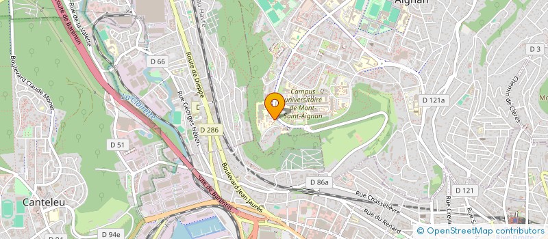 localisation de l'entreprise MONSIEUR CHRISTIAN BACCHI  MONT-SAINT-AIGNAN