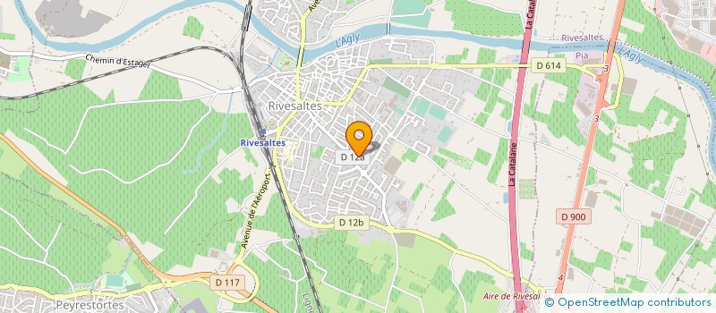 localisation de l'entreprise MONSIEUR CHRISTIAN BACH  RIVESALTES