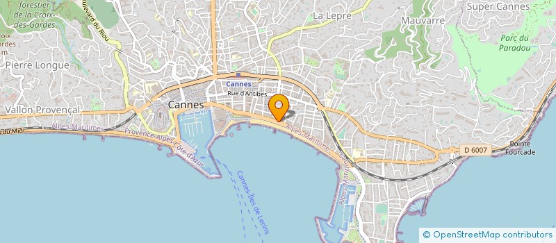 localisation de l'entreprise MONSIEUR CHRISTIAN BACHELET à CANNES