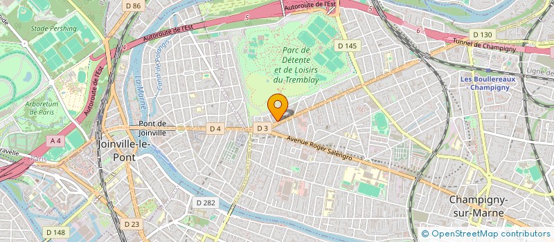 localisation de l'entreprise MONSIEUR CHRISTIAN BACHELET  CHAMPIGNY-SUR-MARNE