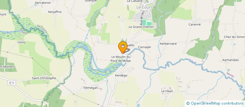 localisation de l'entreprise MONSIEUR CHRISTIAN BADIER  LE COURS