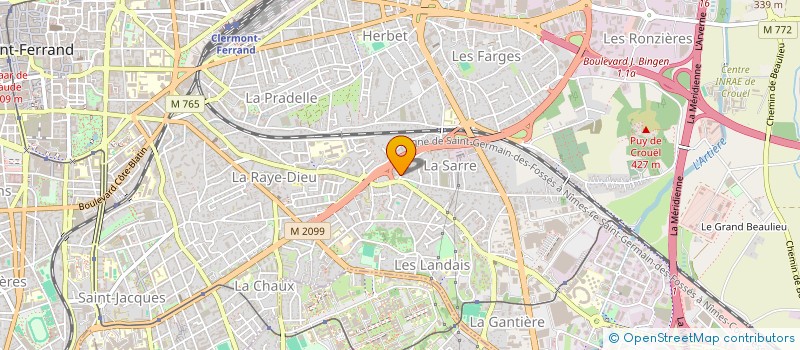 localisation de l'entreprise MONSIEUR CHRISTIAN BAIT  CLERMONT-FERRAND