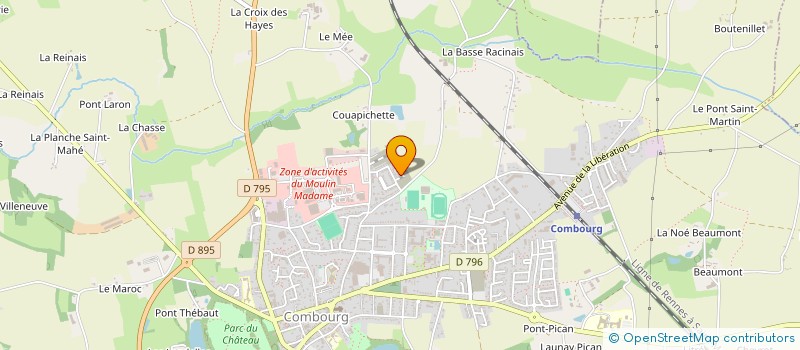 localisation de l'entreprise MONSIEUR CHRISTIAN BALA  COMBOURG