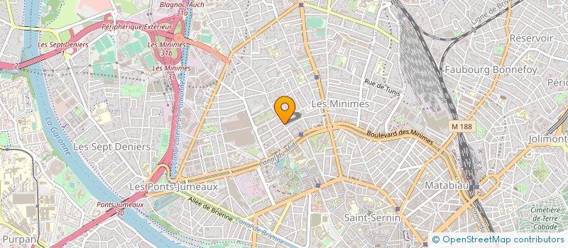 localisation de l'entreprise MONSIEUR CHRISTIAN BALADOU à TOULOUSE