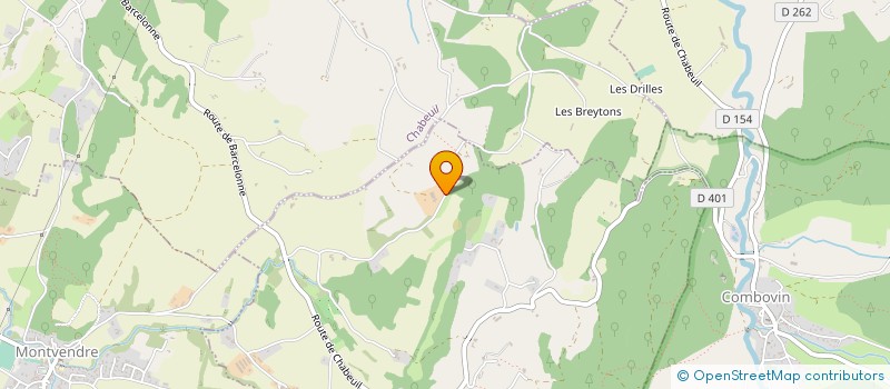 localisation de l'entreprise MONSIEUR CHRISTIAN BALAYN à CHABEUIL