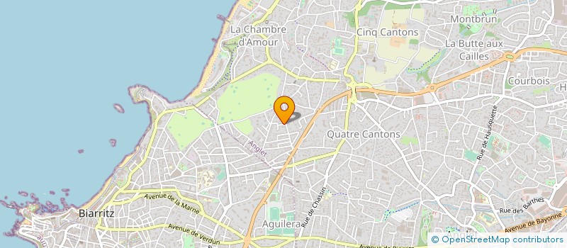 localisation de l'entreprise MONSIEUR CHRISTIAN BALDO à ANGLET