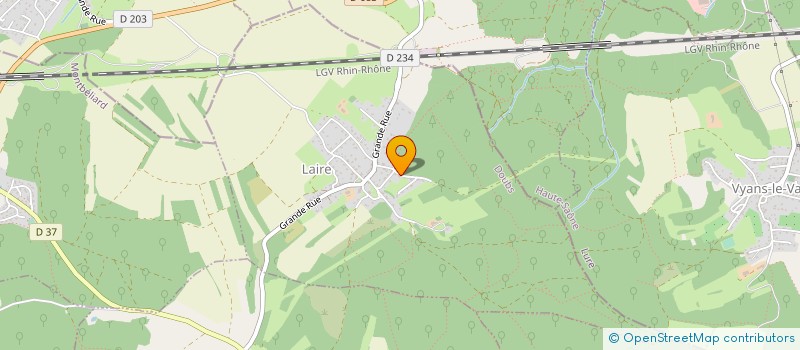 localisation de l'entreprise MONSIEUR CHRISTIAN BALLAND  LAIRE