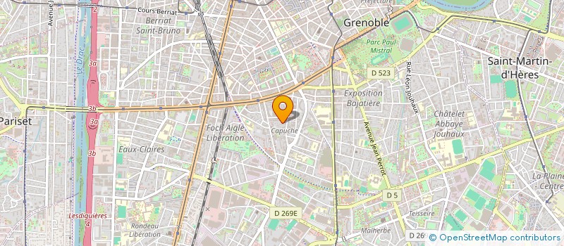 localisation de l'entreprise MONSIEUR CHRISTIAN BALUNDA DIBAZEYI LUTUTU LUMBUM à GRENOBLE