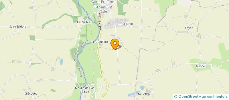 localisation de l'entreprise MONSIEUR CHRISTIAN BALUSSON  SAINT-ETIENNE-DU-GUE-DE-L'ISLE